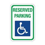 Reserved Parking with Symbol Sign 12 x 18